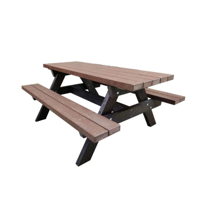 picknicktafel kunststof bruin govaplast