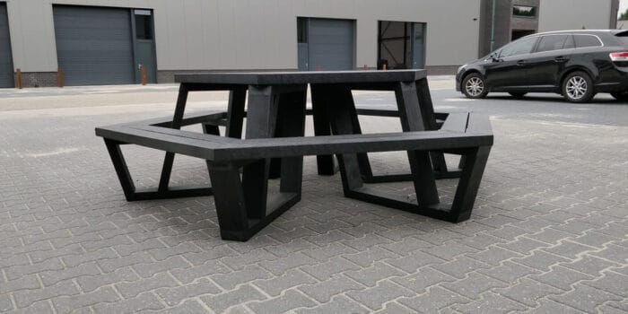 ronde picknicktafel