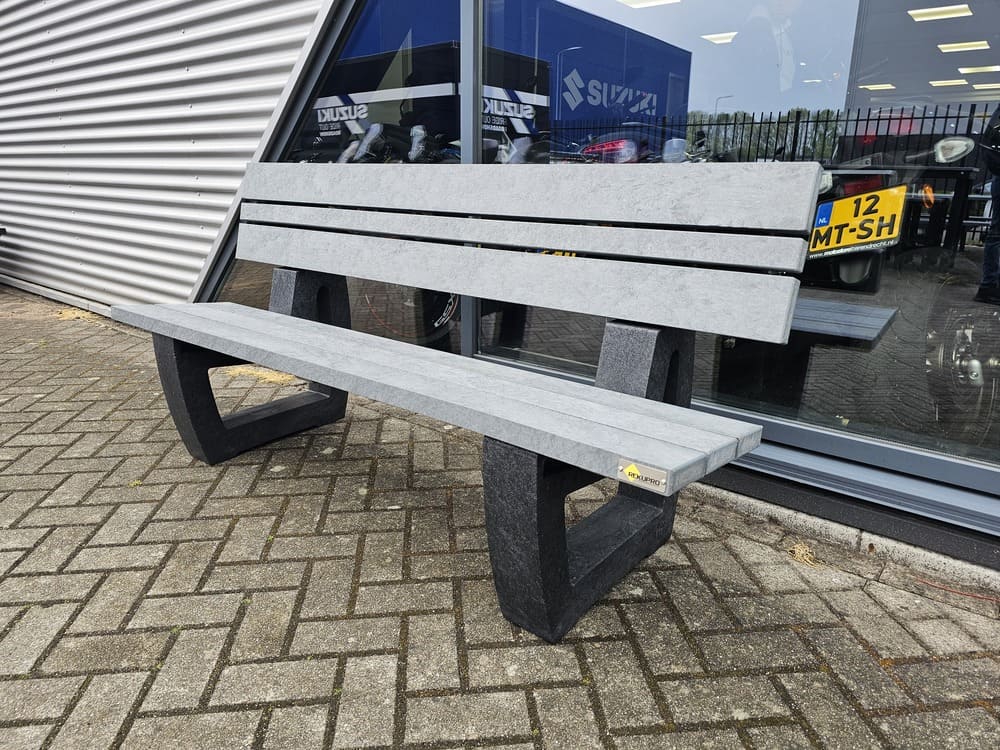 parkbank 180cm grijs 2