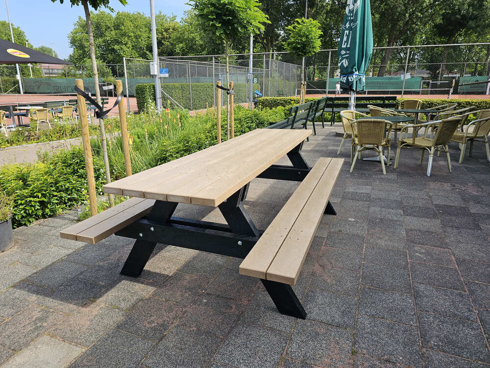 Picknicktafel kunststof Ibiza XL Beige - Afbeelding 2