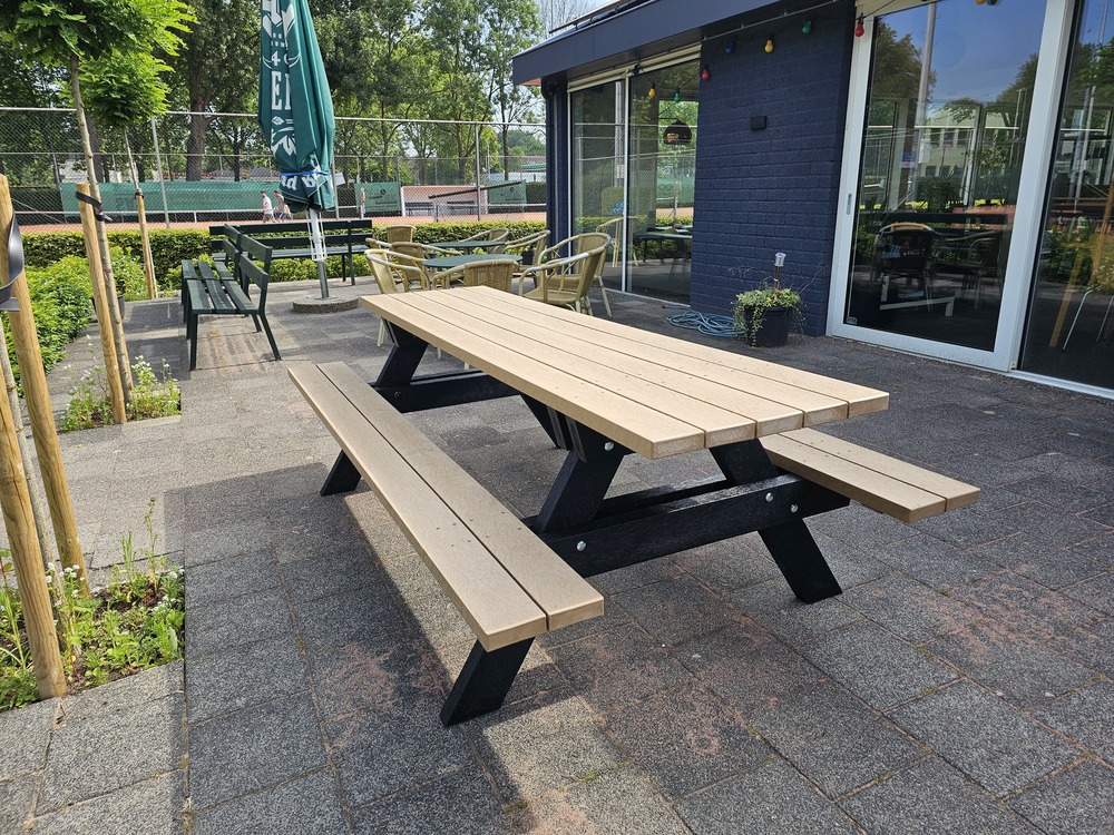 Picknicktafel kunststof Ibiza XL Beige - Afbeelding 5