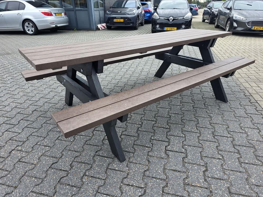 Picknicktafel Kunststof Ibiza XL bruin - Afbeelding 6