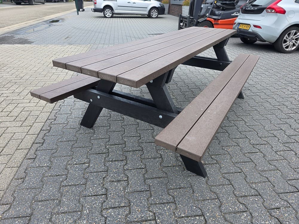 Picknicktafel Kunststof Ibiza XL bruin - Afbeelding 4