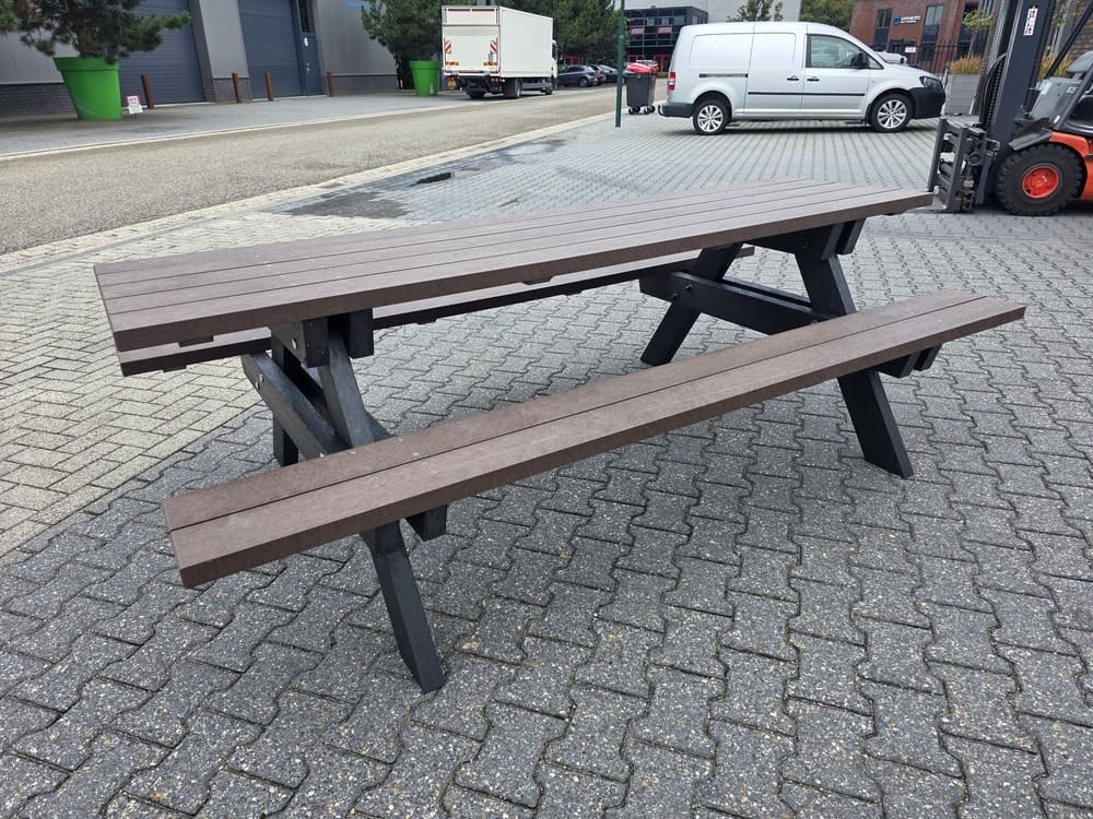 Picknicktafel Kunststof Ibiza XL bruin - Afbeelding 5